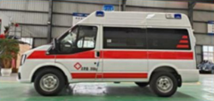 JMC Fushun Short Wheelbase Medium Roof Ambulance detail view 5