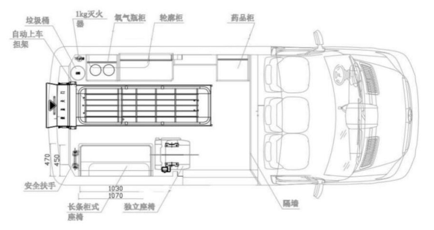Purely Electric Ambulance detail view 5