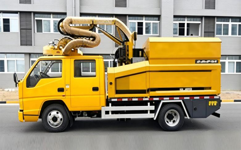 Jiangling 7m³ Green Space Trimming Truck detail view 2