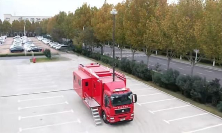 Sinotruk Howo Communication Command Fire Truck detail view 5