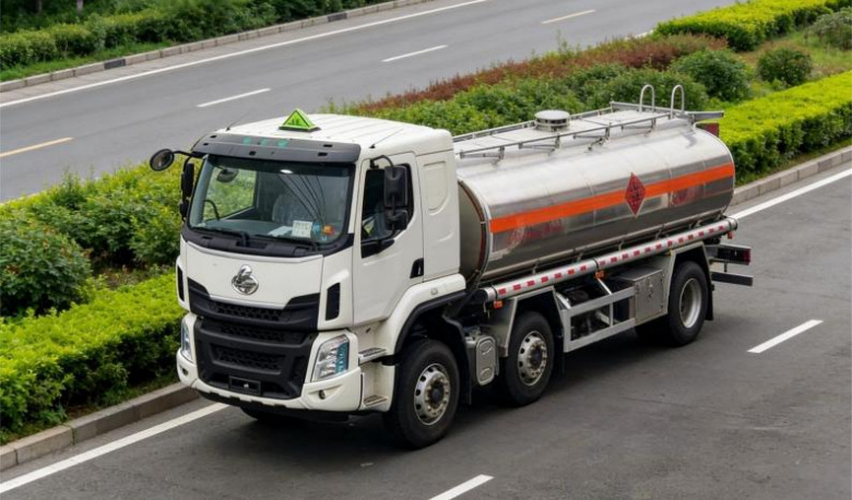Liuqi Chenglong H5 Small Three-Axle Aluminum Alloy 21m³ Oil Transport Truck detail view 3