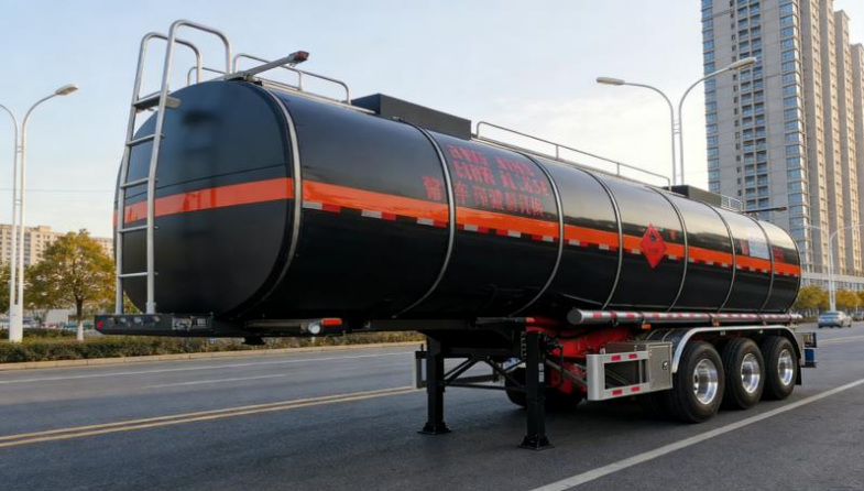 35m³ Asphalt Transport Semi-trailer (HFV9402GLY) detail view 3