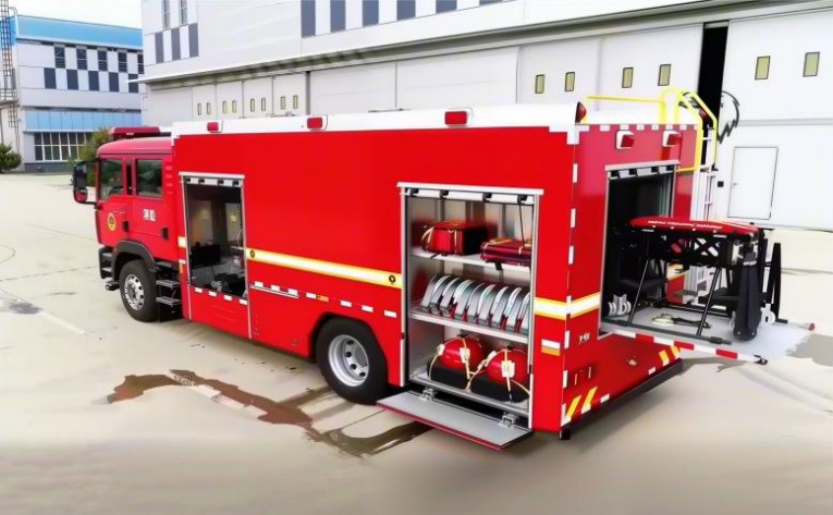 Sinotruk SITRAK 4×2 Fire Drone Transport Truck detail view 2