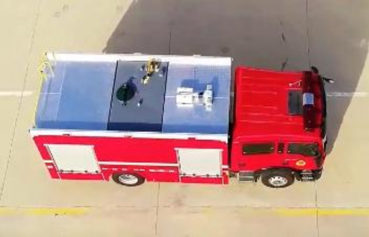 Sinotruk SITRAK 4×2 Fire Drone Transport Truck detail view 5